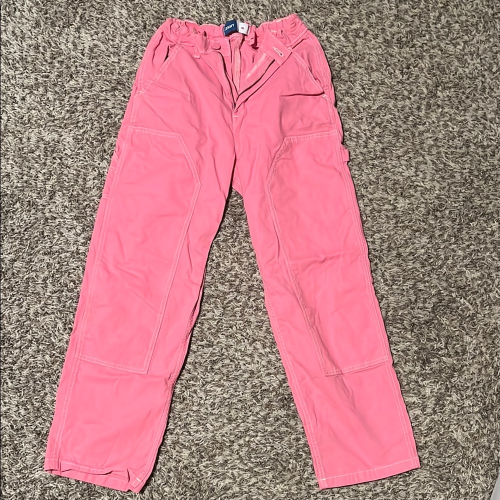 Old Navy Pink Casual Bottoms Relaxed Fit